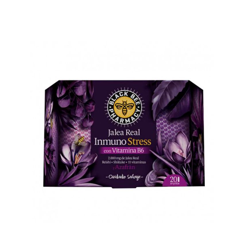 Black Bee Gelée Royale Immuno Stress 20 Ampoules