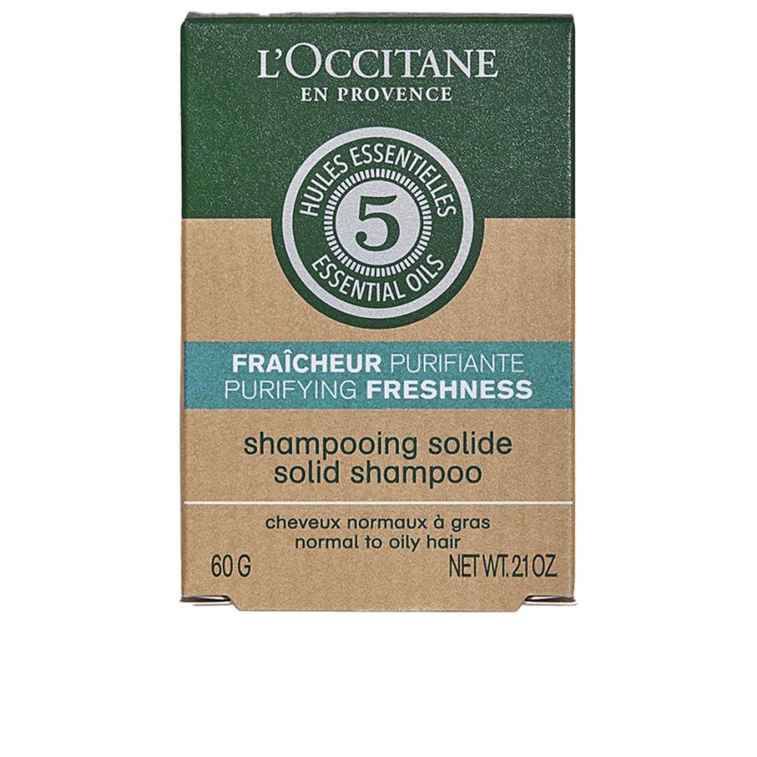 Aromacología Shampoing Solide Fraîcheur Revitalisante - 60 G
