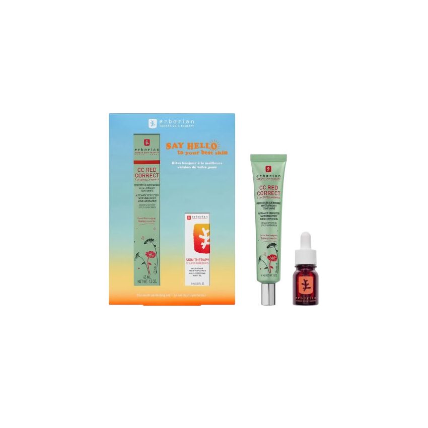 Coffret 2 Produits Erborian Cc Red Correct 45Ml