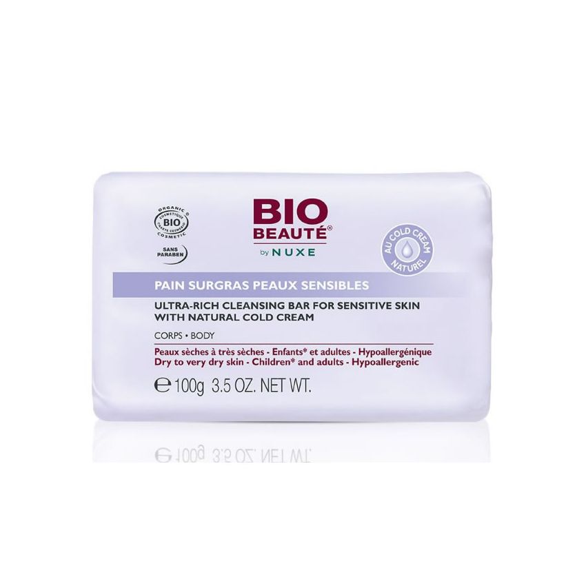 Nuxe Bio Beauté Pain Surgras Peaux Sensibles 100G