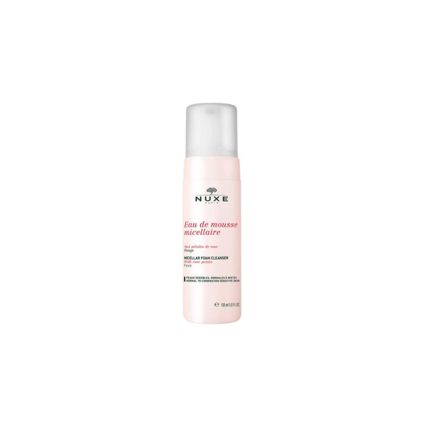 Nuxe Petales De Rose Eau De Mousse Micellaire Visage 150Ml