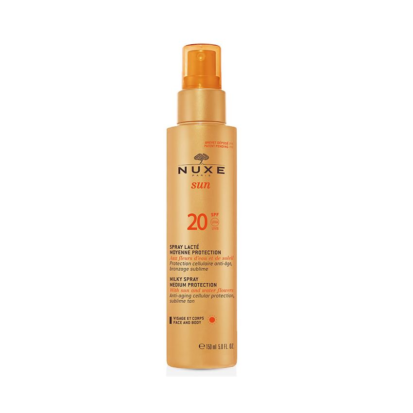 Nuxe Sun Spf20 Spray Lacté Visage Et Corps 150Ml