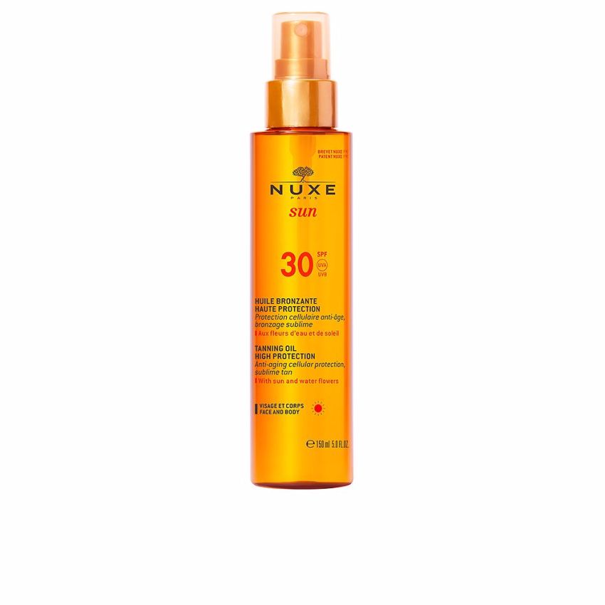 Nuxe Sun Huile Bronzante Haute Protection Spf30 Spray - 150 Ml