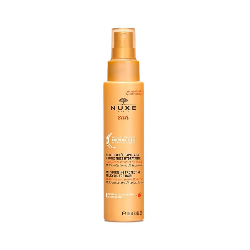 Nuxe Sun Huile Lactée Capillaire Protectrice 100Ml