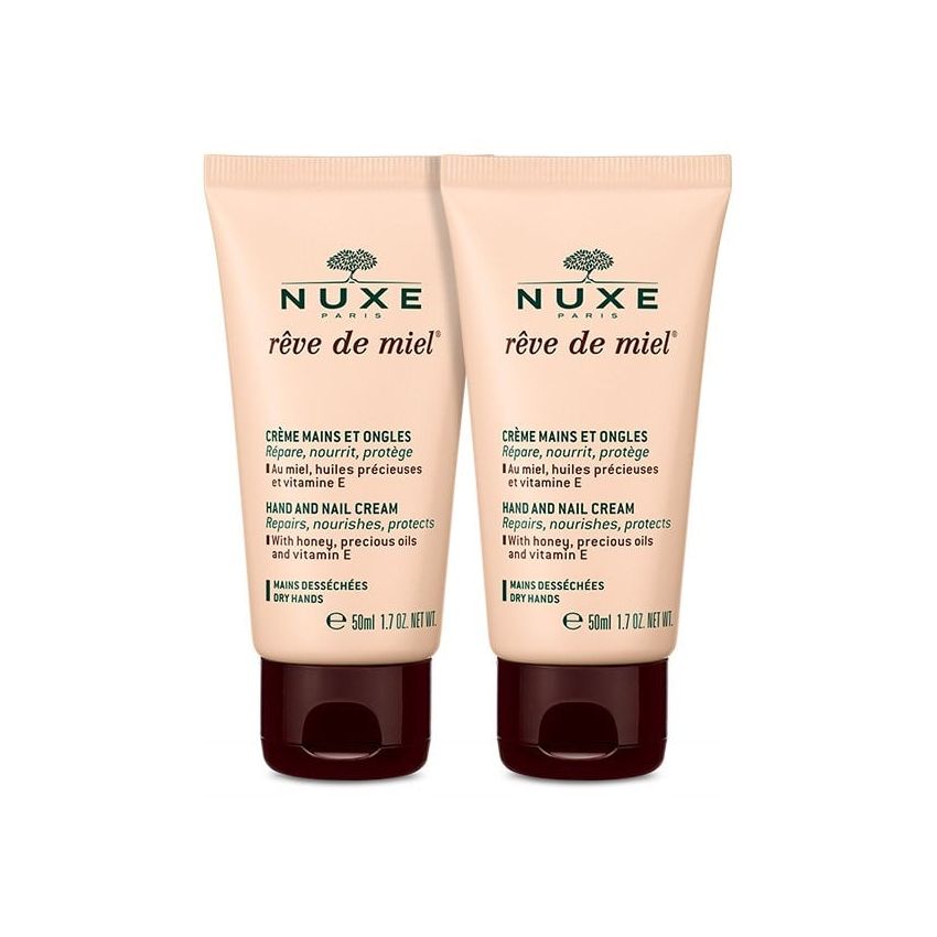 Nuxe Body Rêve De Miel Crème Mains Et Ongles 2X50Ml