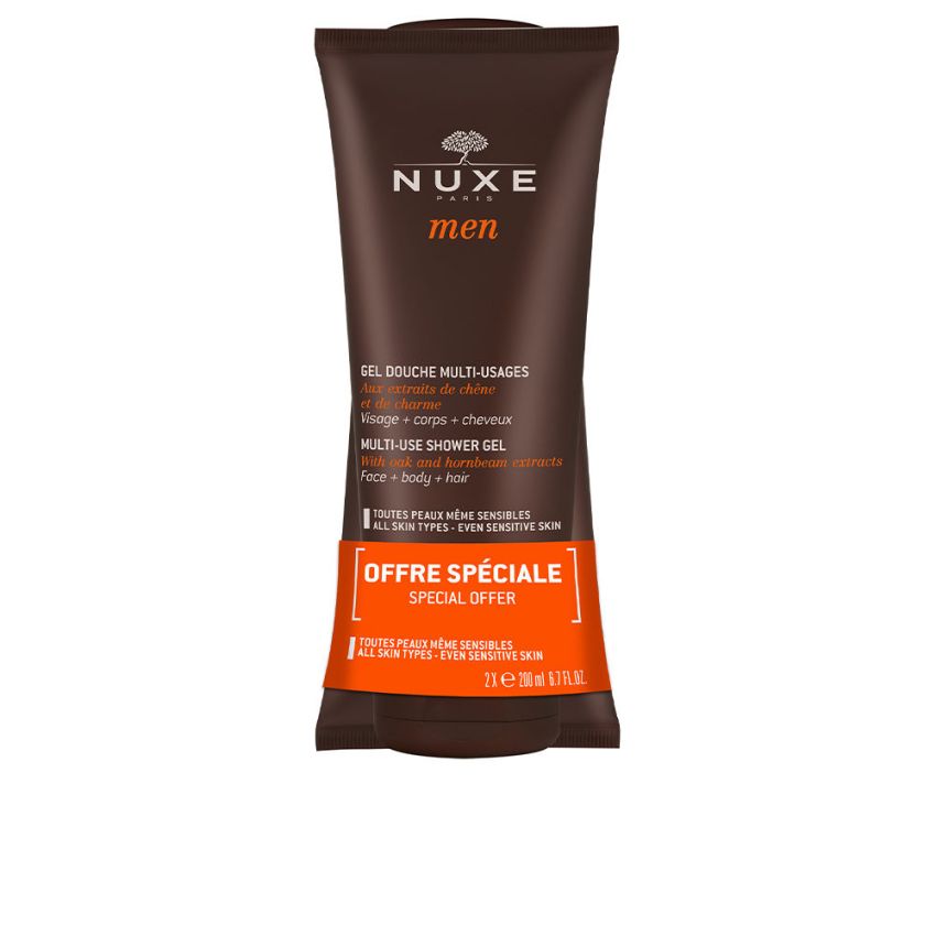 Nuxe Men Gel Douche Multi-Usages Coffret 2 Pz - 2 X 200 Ml