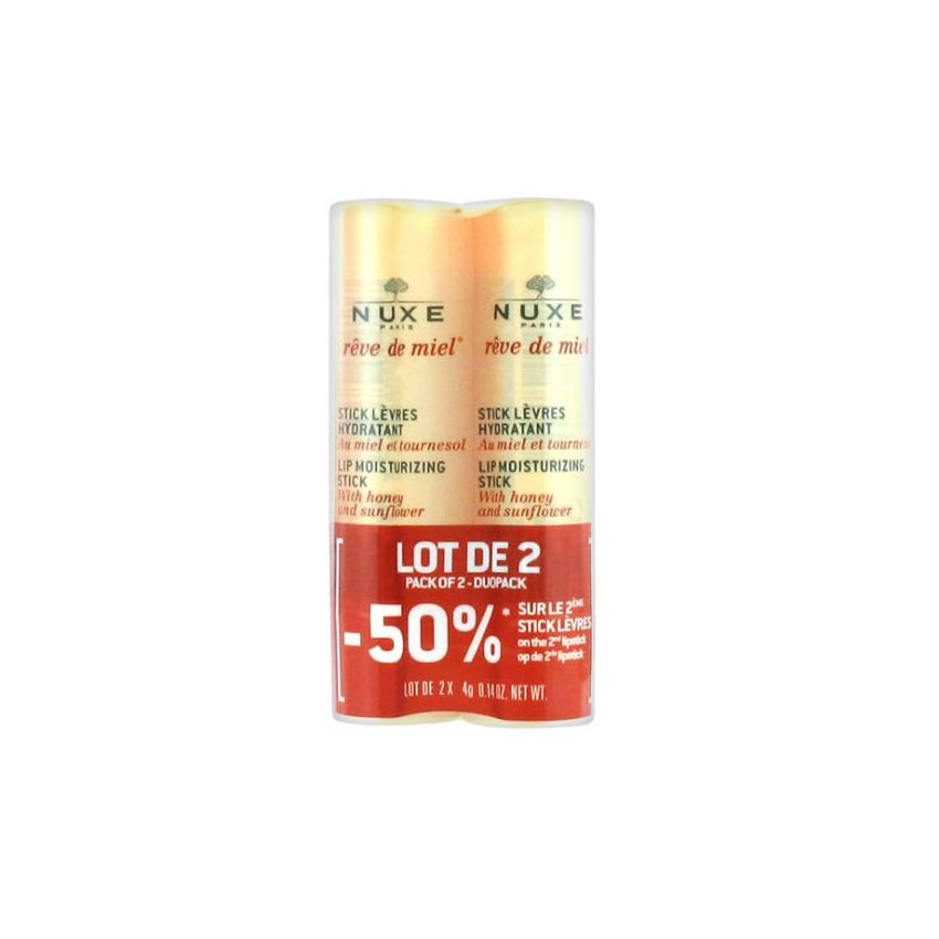 Nuxe Rêve De Miel Stick Lèvres Hydratant 2X4G