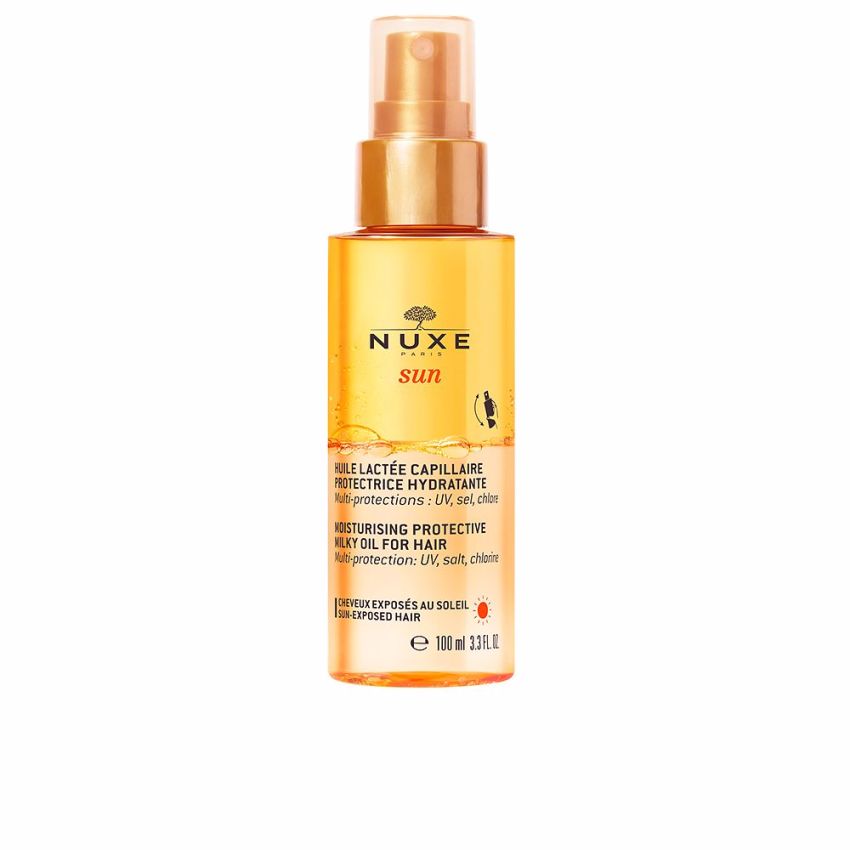 Nuxe Sun Huile Lactée Capillaire Protectrice Hydratante - 100 Ml