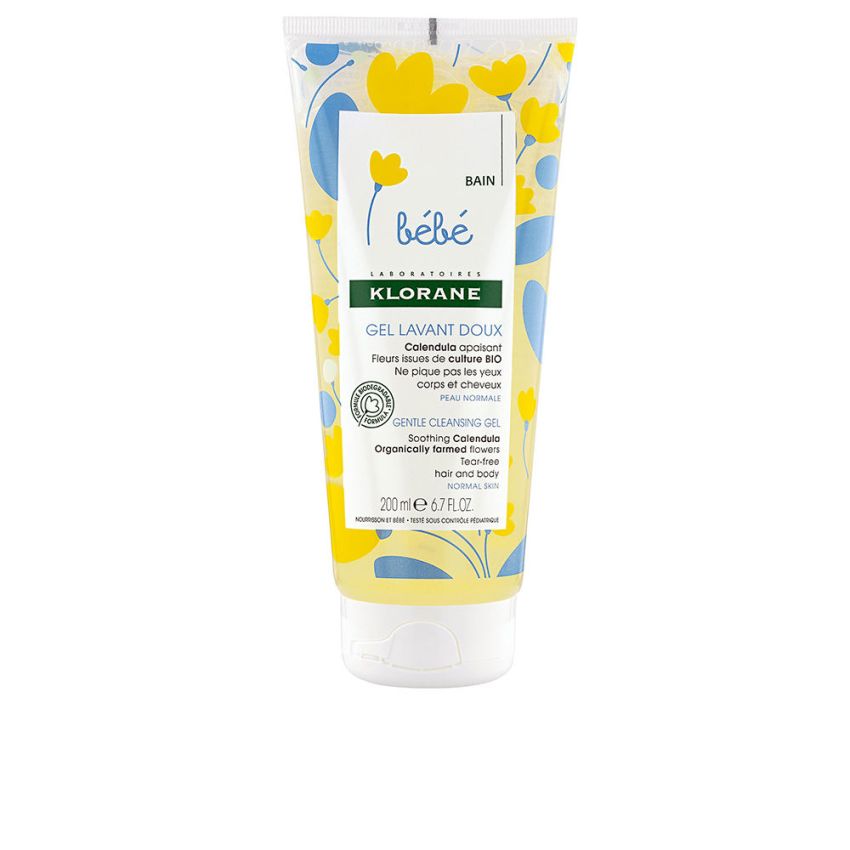 Gel Nettoyant Doux Bébé Calendula Apaisant - 200 Ml