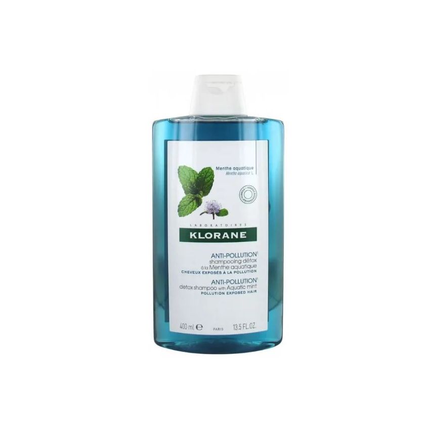 Klorane Aquatic Mint Detoxifying Shampoo 400Ml