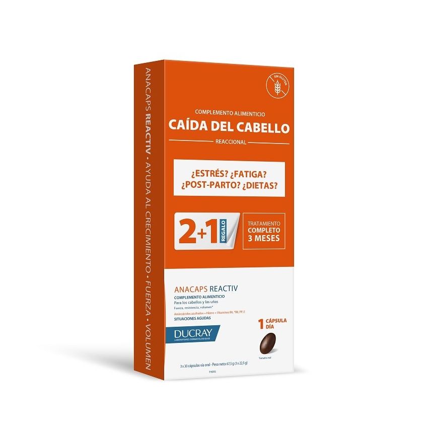 Ducray Anacaps Reactiv 3X30 Capsules