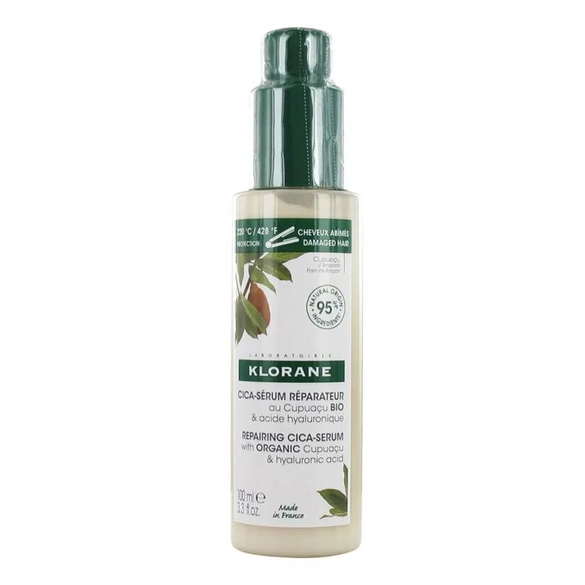 Klorane Réparation Cica-Sérum Régénérant Au Cupuaçu & Acide Hyaluronique 100 Ml