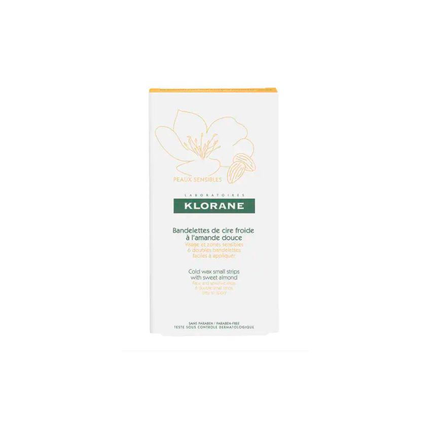 Klorane Hair Removal Cold Wax Strips Face