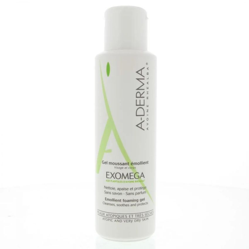 A-Derma A Derma Exomega Gel Limpiador Emoliente Cara Y Cuerpo 500Ml