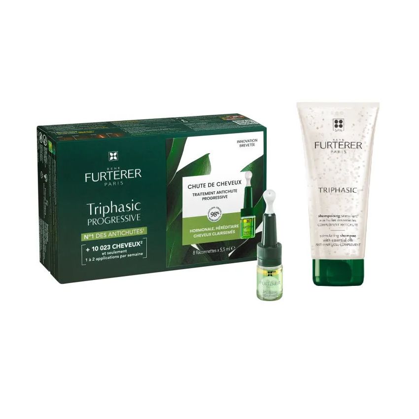 Rene Furterer Triphasic Progressive 8X5.5Ml Coffret 2 Produits