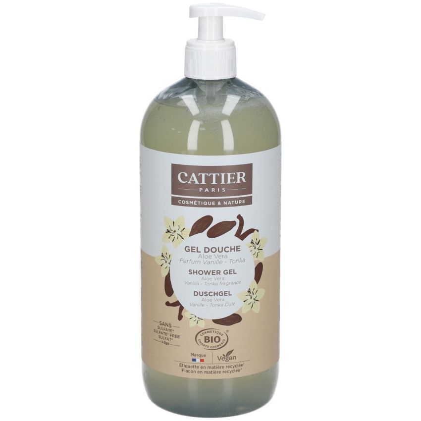 Cattier Paris Cattier Gel Ducha Vainilla-Tonka 1L