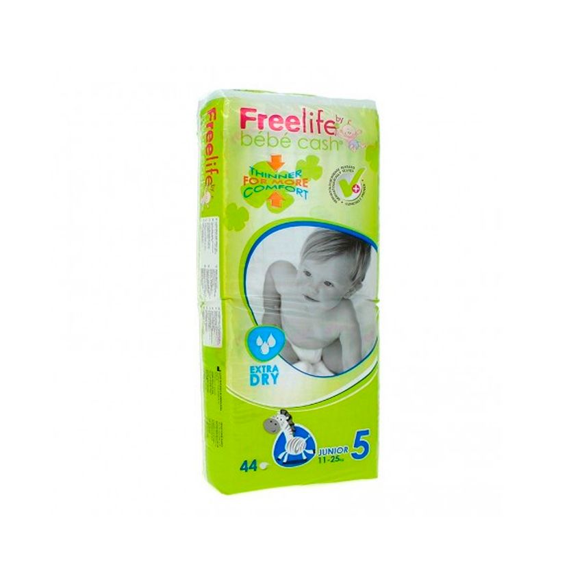 Freelife Bebecash Nappy 5 Junior 11-25Kg 44U