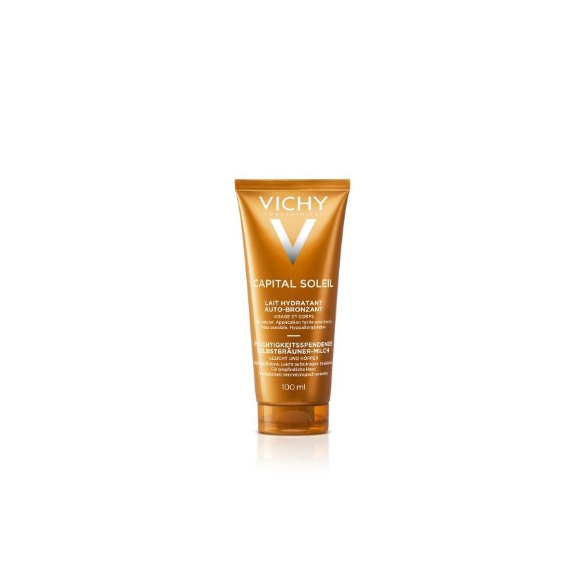 Vichy Capitalsoleil Moisturizing Lait Auto-Bronzant 100 Ml