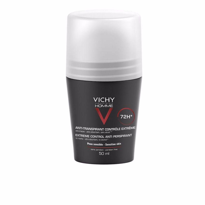 Vichy Homme Régulation Intense Déodorant Roll-On - 50 Ml