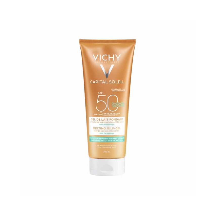 Vichy Idéal Capital  Soleil Gel De Lait Ultra-Fondant Spf50 200Ml