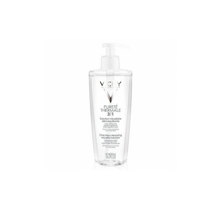 Vichy Pureté Thermale Lait Micellaire Minéral Peau Sèche 400Ml