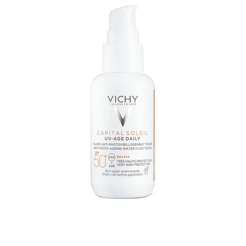 Capital Soleil Uv-Age Daily Water Fluid Con Color Spf50+ - 40 Ml