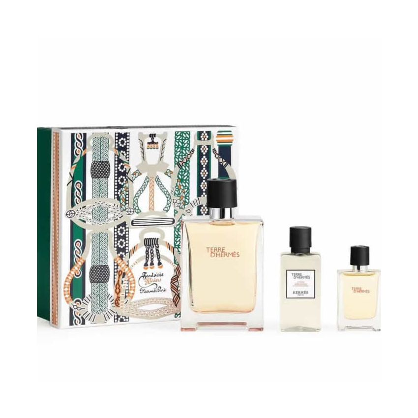 Terre D'Hermes Eau De Toilette Spray 100Ml Set 3 Pieces