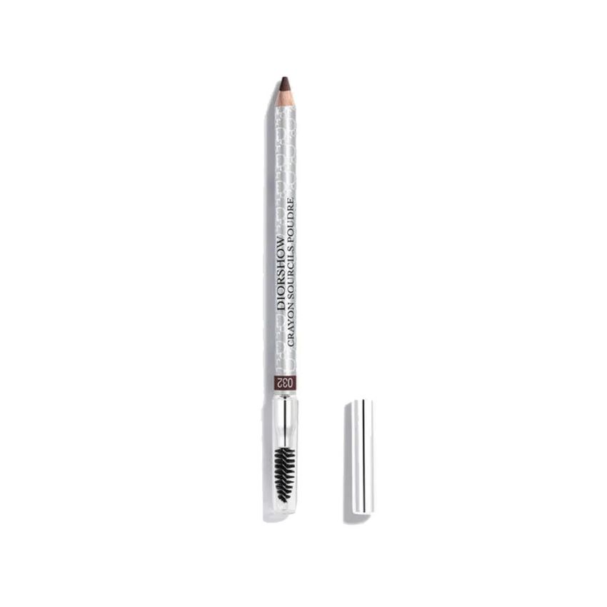 Ladies Diorshow Waterproof Crayon Sourcils Poudre 0.04 Oz # 032 Dark Brown