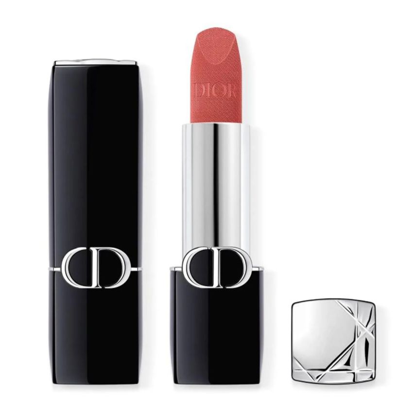 Dior Rouge Couture Colour Lipstick Floral Lip Care 772 Classic Rosewood Velvet