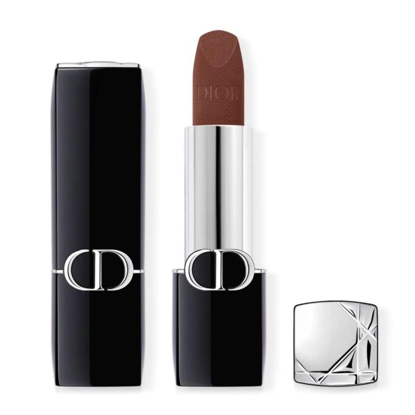 Dior Rouge Couture Colour Lipstick Floral Lip Care 400 Nude Line Velvet
