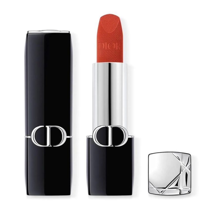 Dior Rouge Lipstick 840 Rayonnante Velvet Refillable