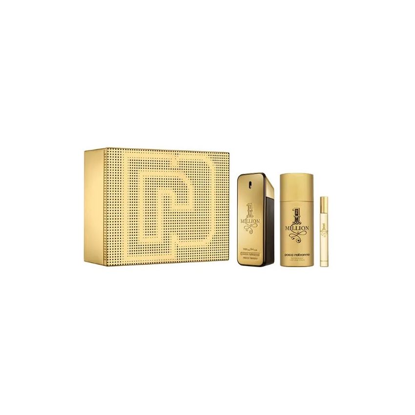 Paco Rabanne 1 Million Eau De Toilette Vaporisateur 100Ml Coffret 3 Produits