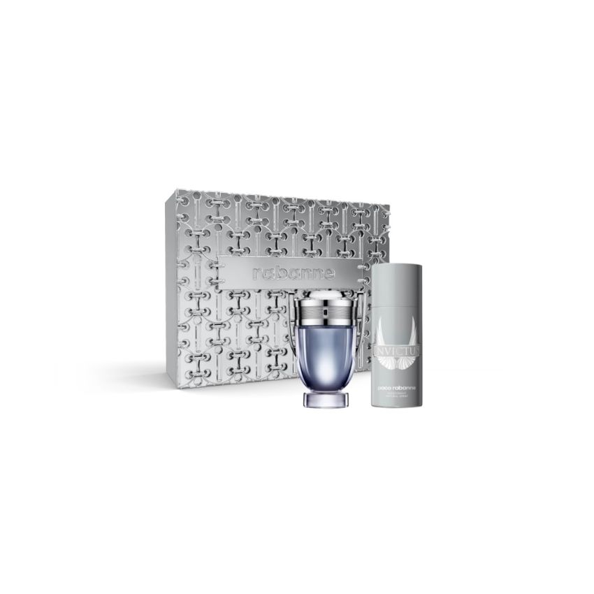 Paco Rabanne Invictus Eau De Toilette Vaporisateur 100Ml Coffret 2 Produits