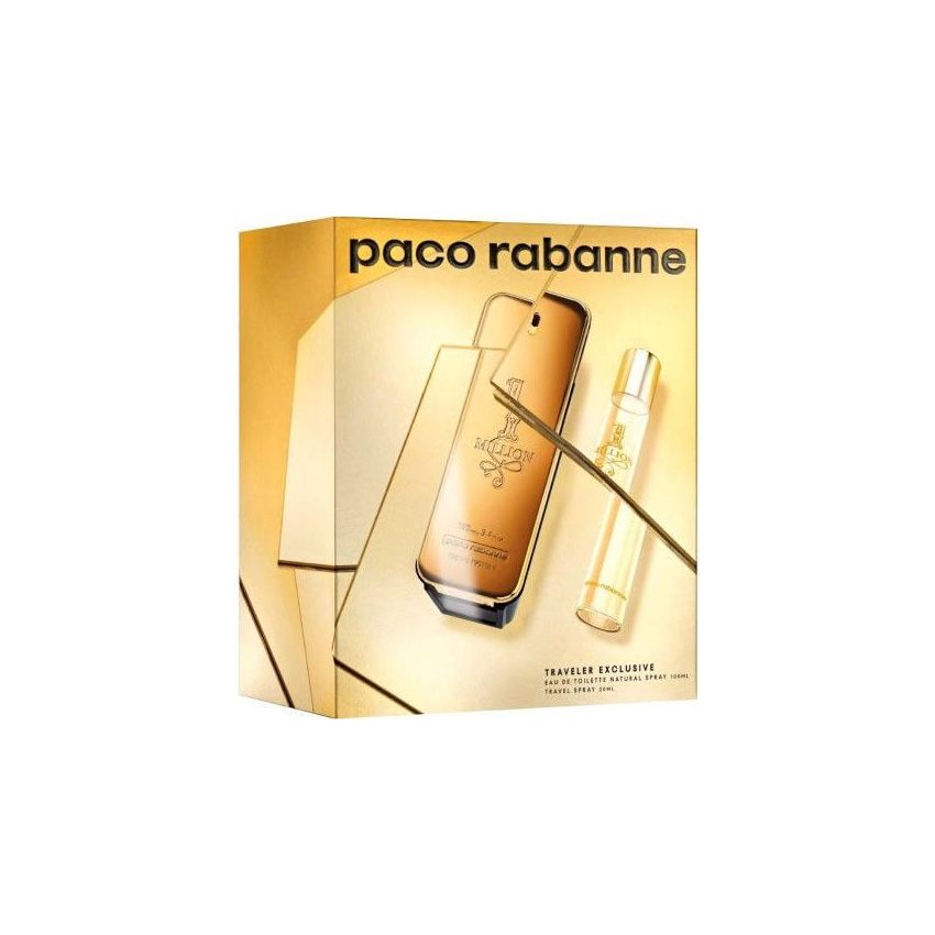 Paco Rabanne One Million Edt Sp 100Ml Ts 20Ml Travel Set
