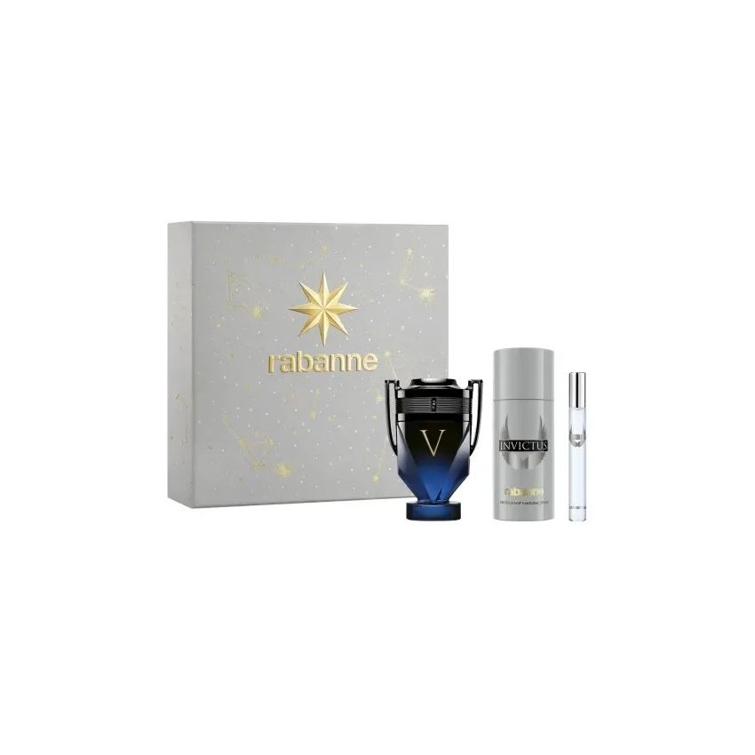 Rabanne Invictus Victory Elixir Eau De Parfum Vaporisateur 100Ml Coffret 3 Produits