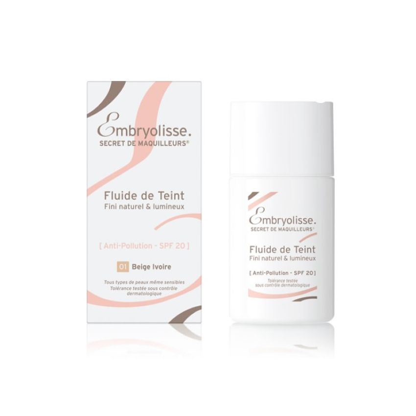 Embryolisse Fluid De Teint Spf20 01 Beige Ivoire