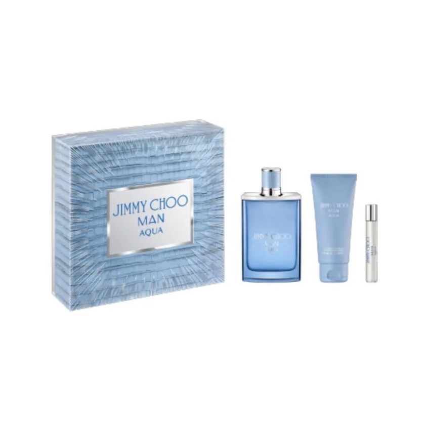 Jimmy Choo Man Aqua Eau De Toilette Vaporisateur 100Ml Coffret 3 Produits