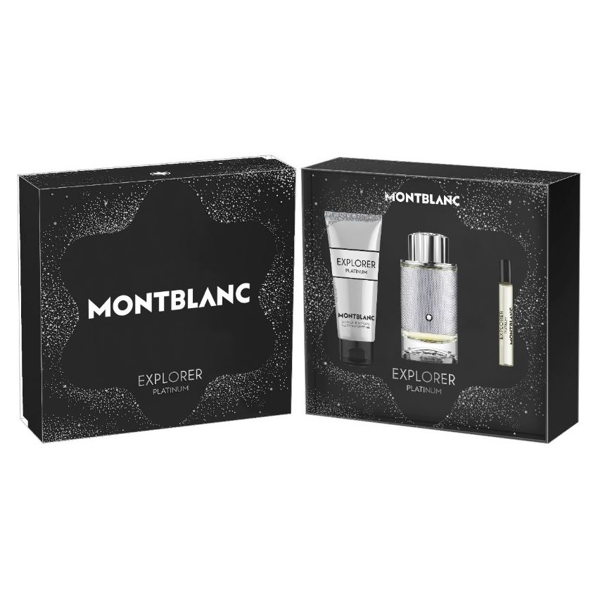 Montblanc Explorer Platinum Eau De Parfum Giftset