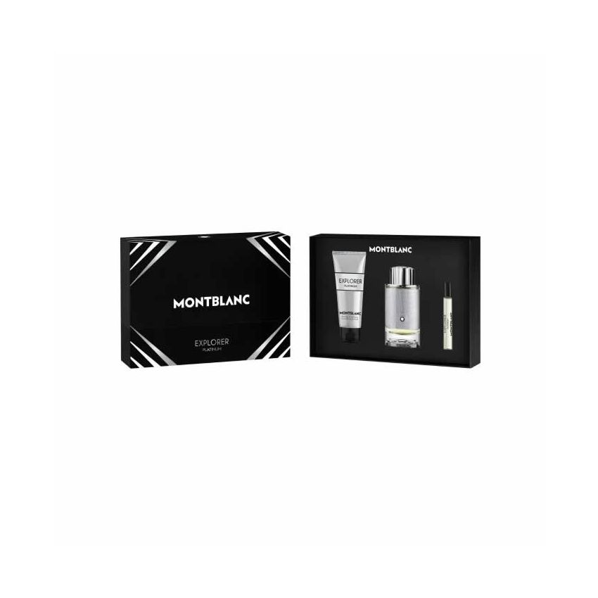Montblanc Explorer Platinum Eau De Parfum Vaporisateur 100Ml Coffret 3 Produits