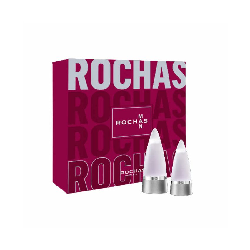 Rochas Man Eau De Toilette Vaporisateur 100Ml Coffret 2 Produits