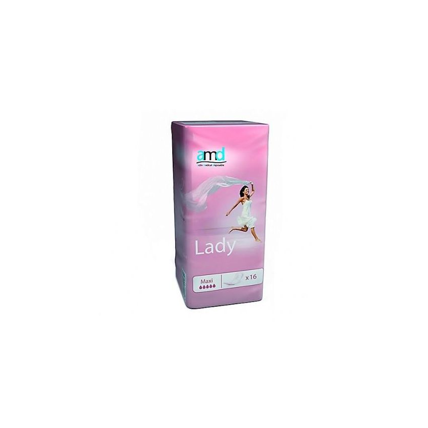 Amd Protector Absorbente Femenino Maxi 16 Unidades Active Medical