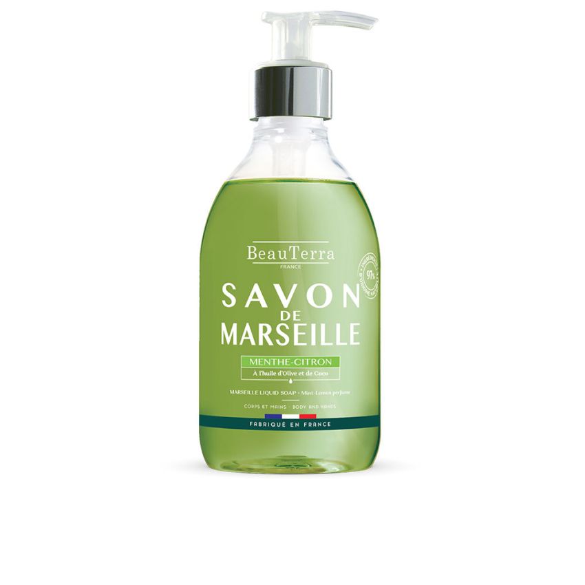 Savon De Marseille Menthe-Citron - 300 Ml