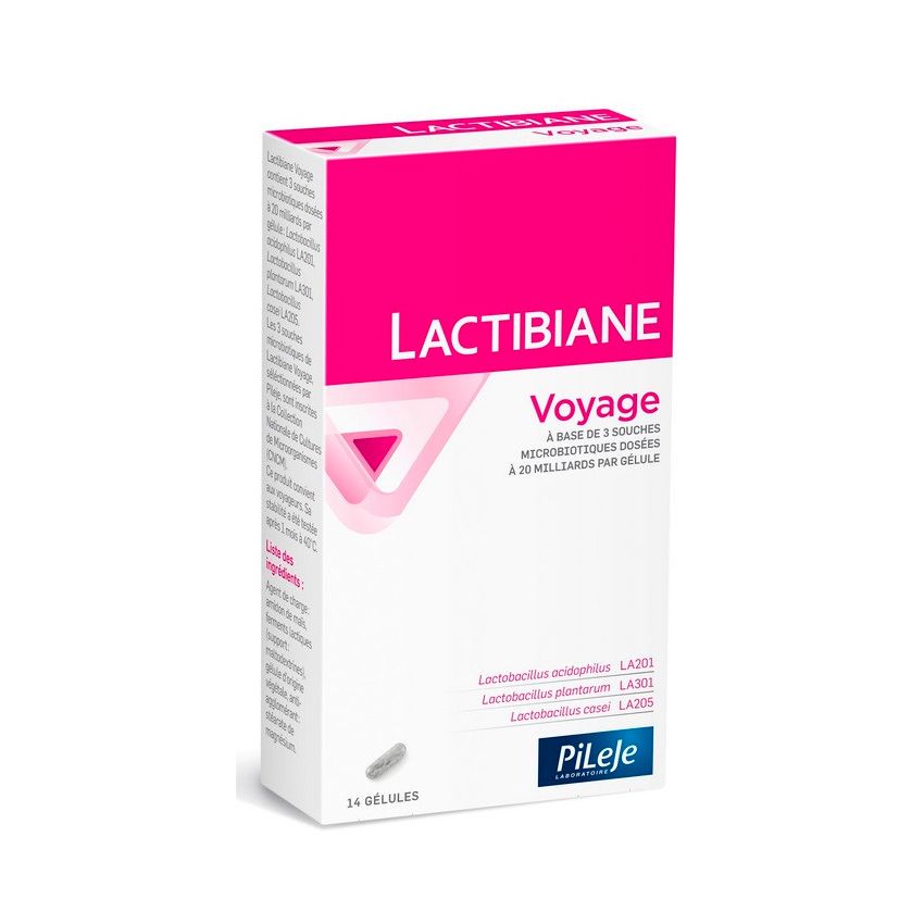 Pileje Lactibiane Voyage 14 Gélules
