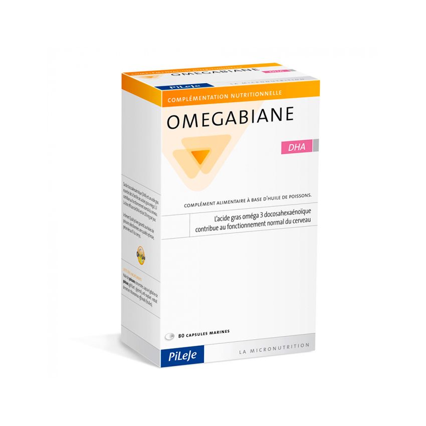 Pileje Omegabiane Dha 80 Capsules