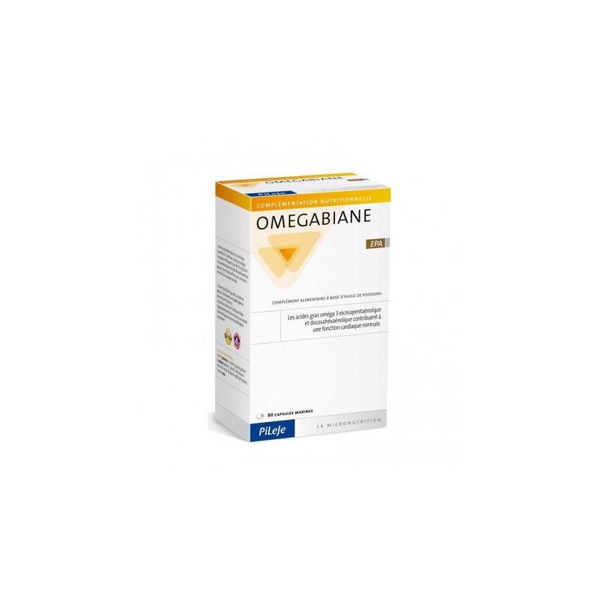 Pileje Omegabiane Epa 80 Capsules