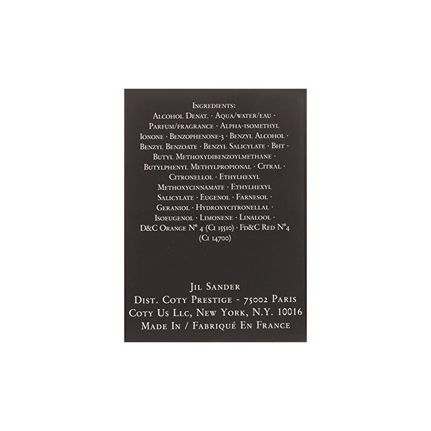 Jil Sander No 4 Eau De Parfum Vaporisateur 30Ml