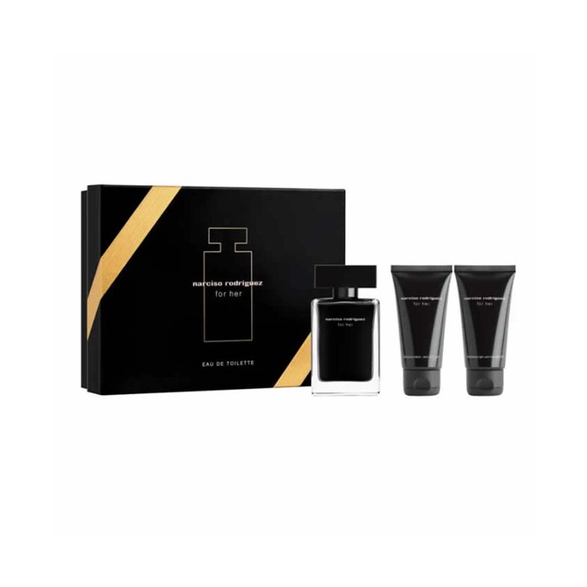 Narciso Rodriguez For Her Eau De Toilette Vaporisateur 50Ml Coffret 3 Produits