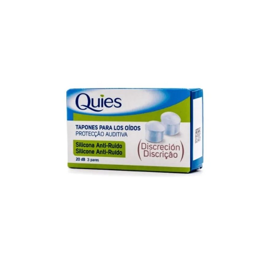 Quies Bouchons En Silicone Anti-Bruit 6 Unités