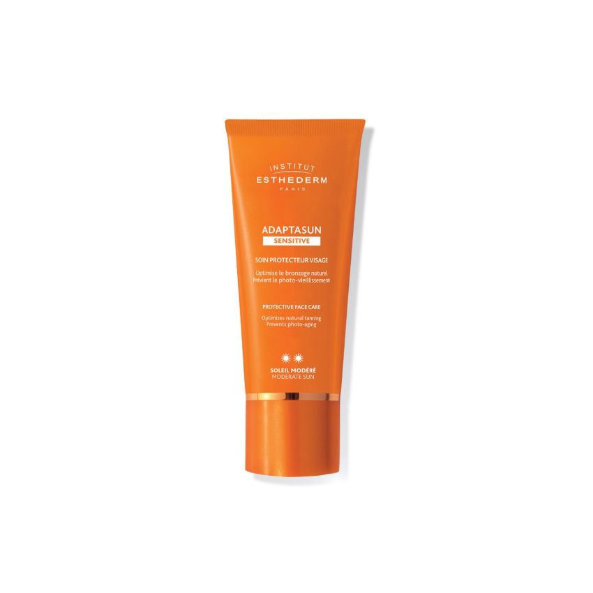 Institut Esthederm Adaptasun Sensitive Crème Visage Soleil Moderé 50Ml