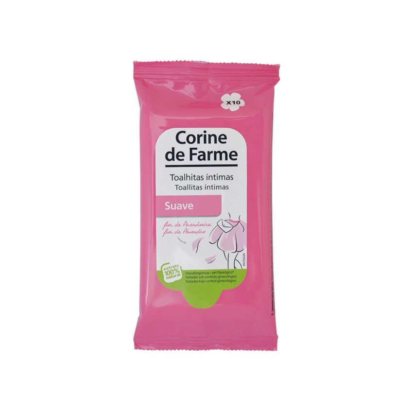 Corine De Farme Suave Lingettes Intimes 10 Unités